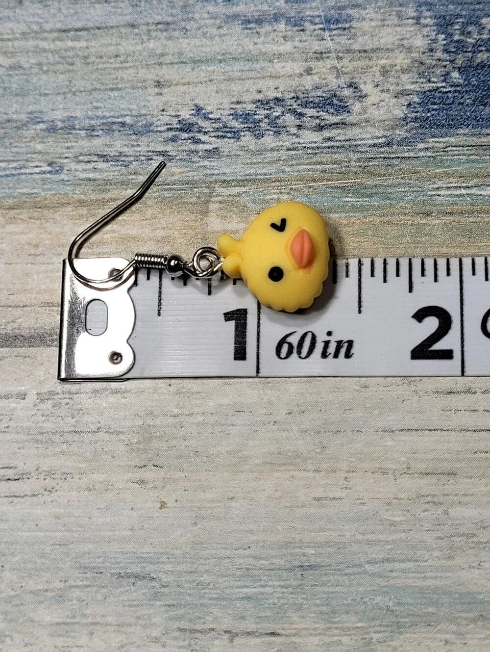 Cute Yellow Kitty and Chick Kids Earrings - Fun Animal Dangles